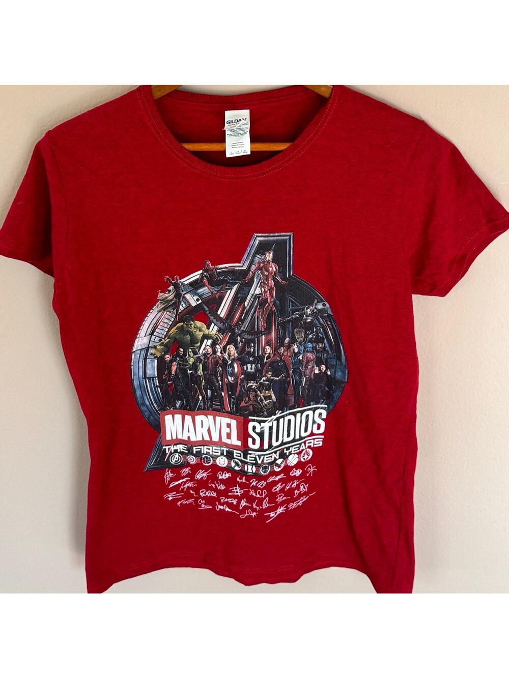 Marvel The first 11 Years Tshirt Large